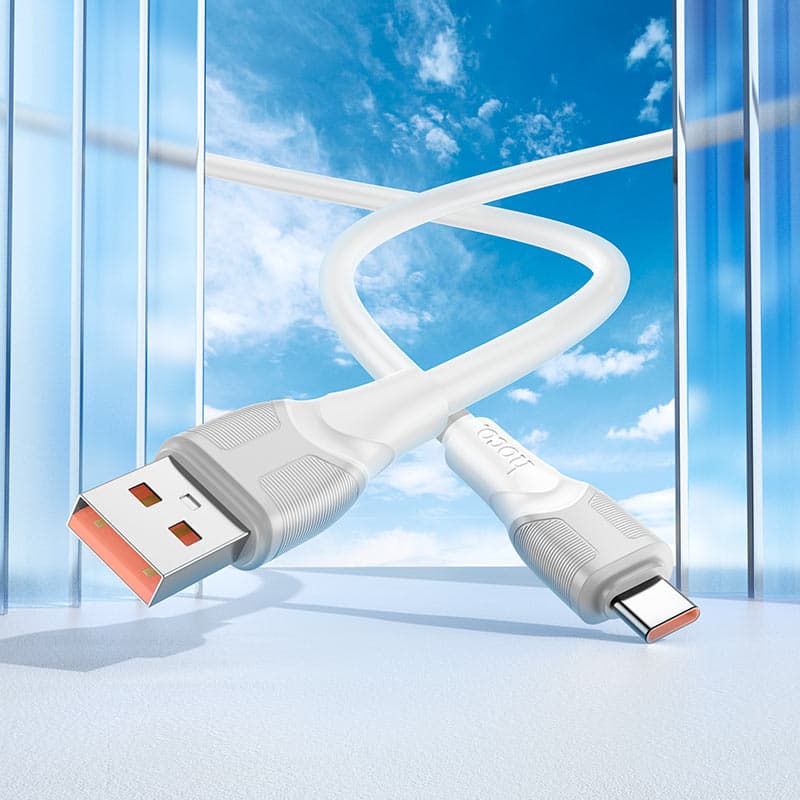 Hoco X106 5A Fast Charge 3 Meter USB To Type-C Data Cable — image 1