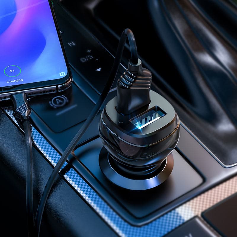 Hoco Z40 Superior Dual Port Car Charger — image 3