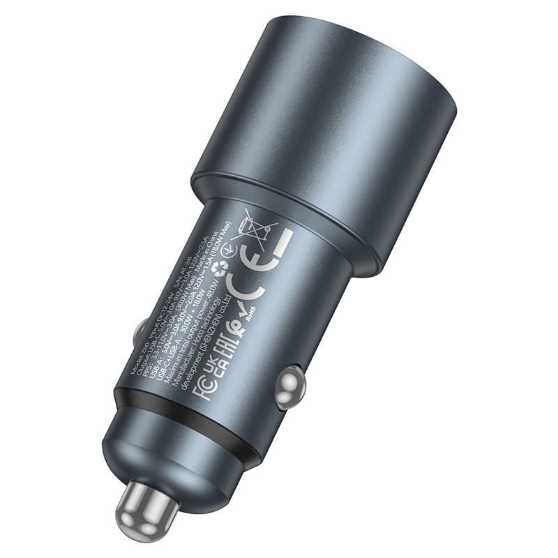 HOCO Z60 48 Watt Fast Charging Dual Port Car Charger — image 2