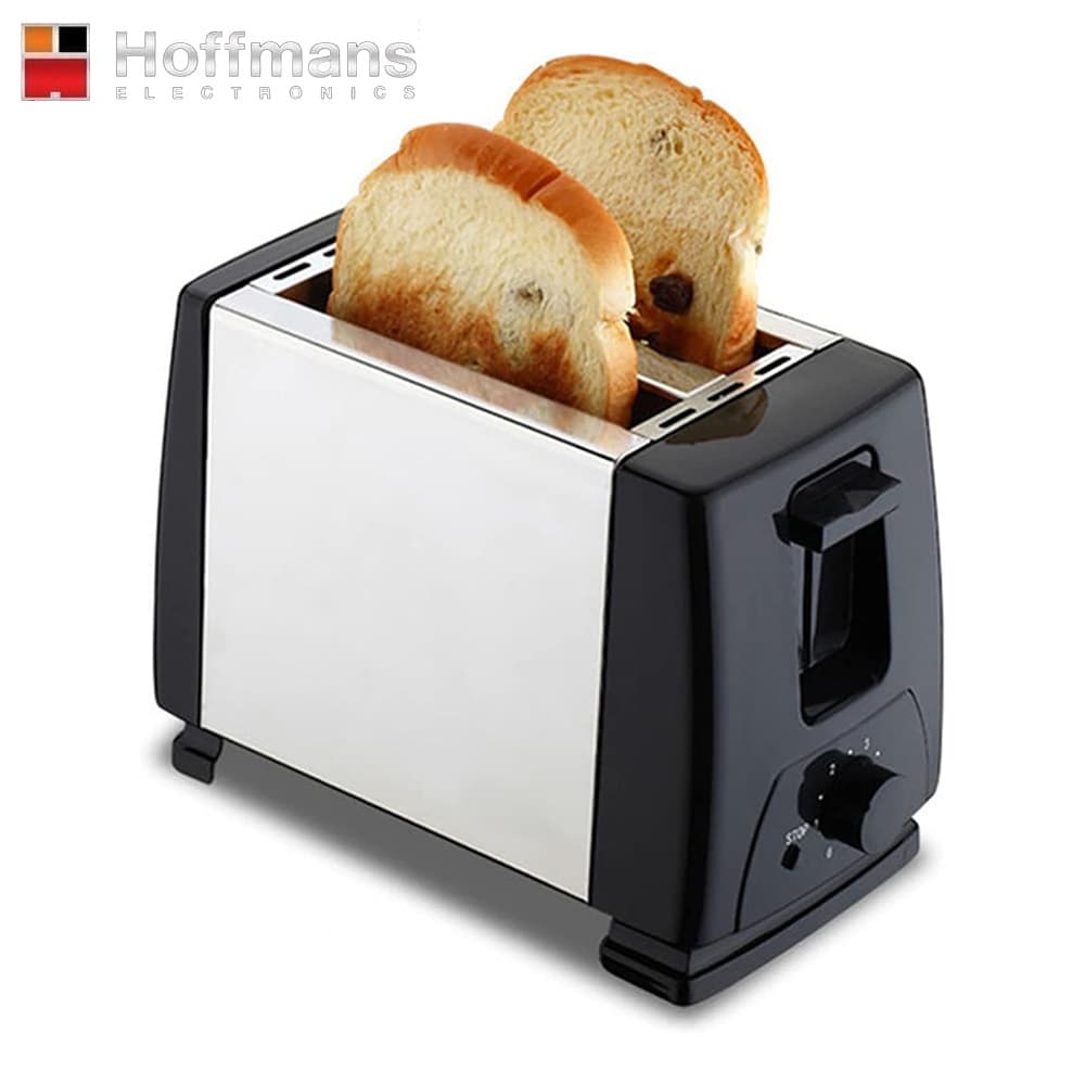 Hoffmans HM8002 2 Slice Stainless Steel Toasters 700W — image 1
