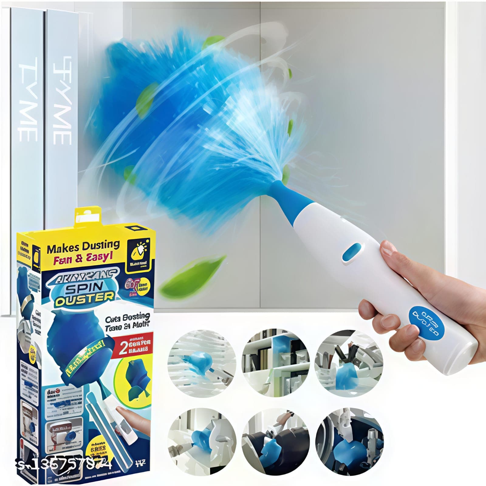 Hurricane Spin Duster Motorized Dust Wand — image 1