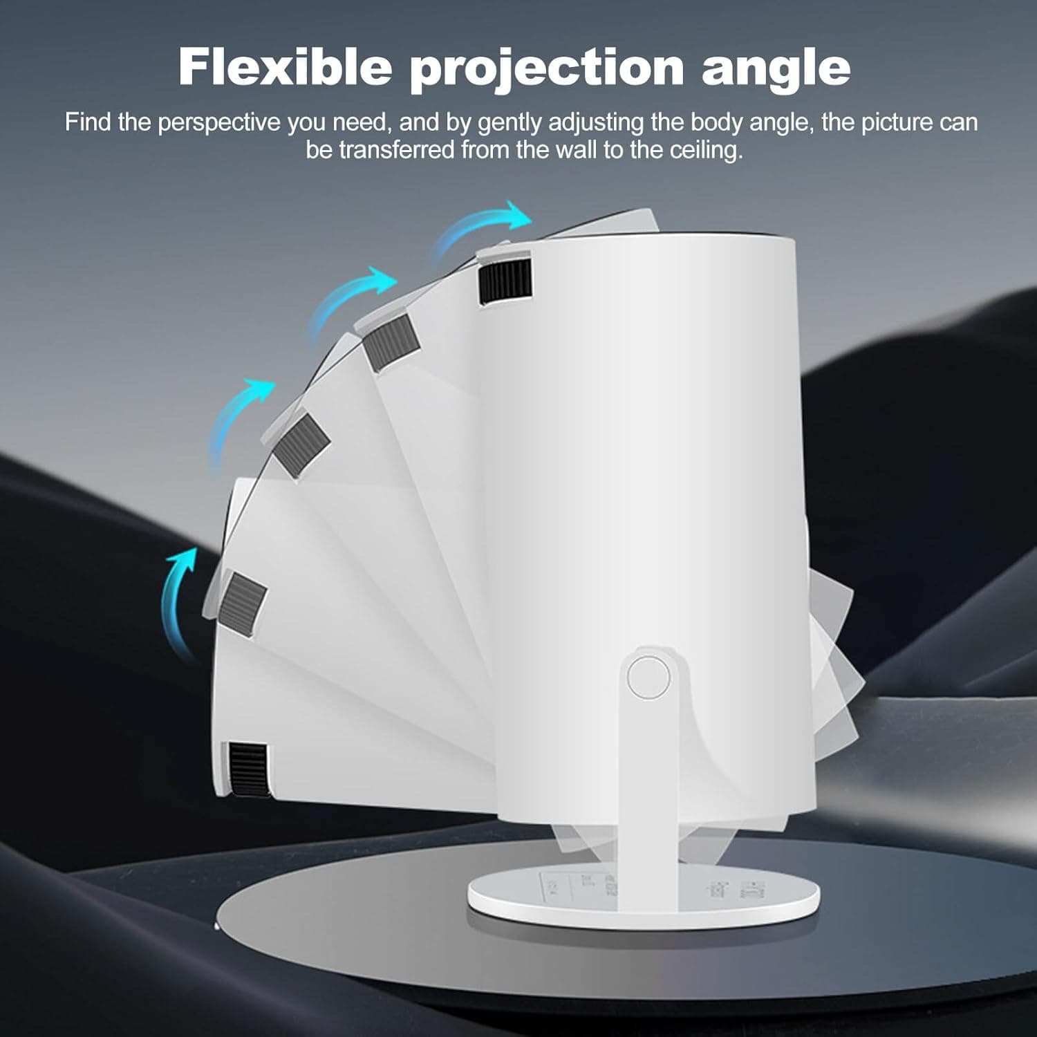 HY300 Mini Projector Android 11 WiFi6 Auto Correction Rotatable For Phone Laptop — image 3