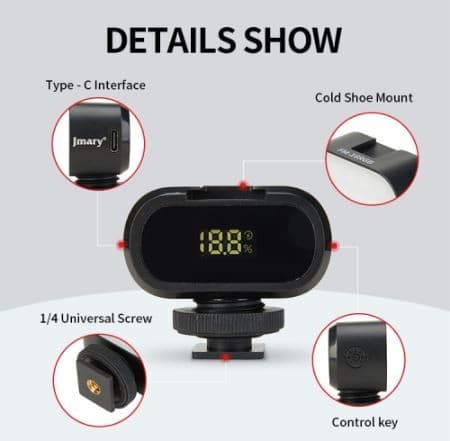 Jmary FM 16RGB Mini RGB Camera Video Fill Light — image 4