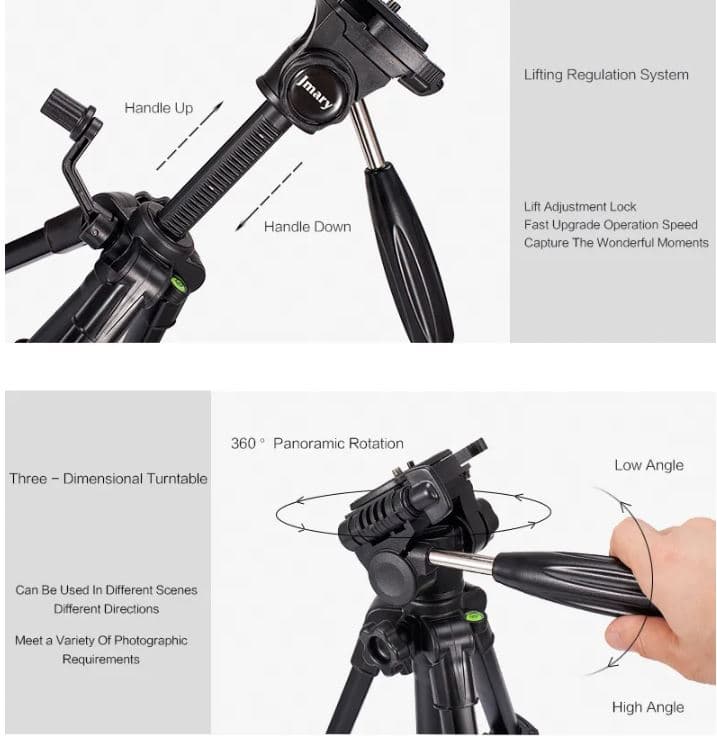 Jmary KP 2203 Professional Tripod — image 2