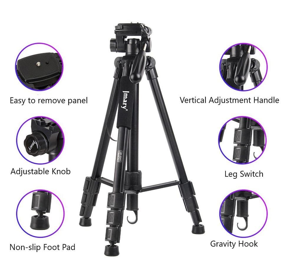 JMARY KP 2254 DSLR Camera Video Photo Tripod — image 2