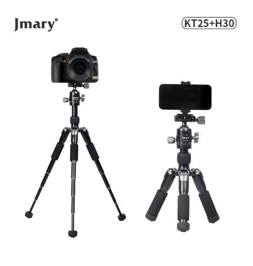 Jmary KT25+H30 Portable Desktop Aluminum Tripod — image 1