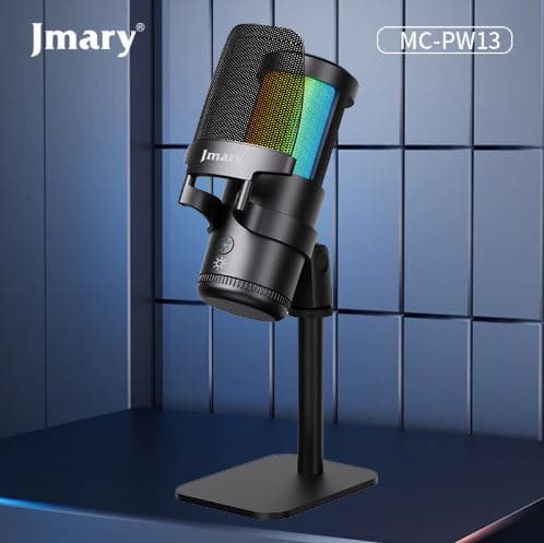 Jmary MC PW13 Wired Podcasting Gaming Streaming Desktop USB Microphone — image 1