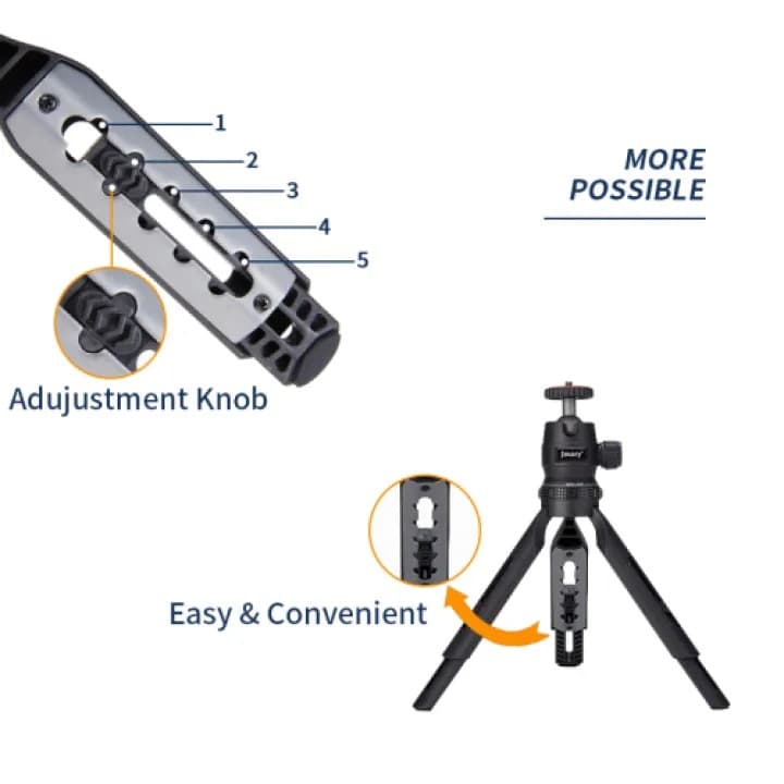 Jmary MT30 Multifunctional Extendable Mini Tripod — image 3