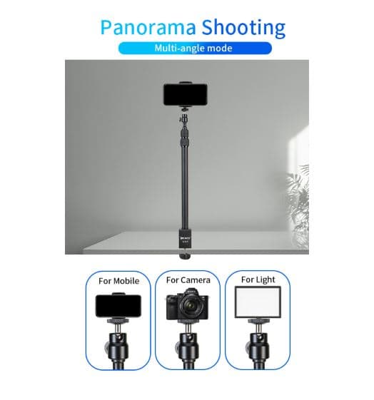 Jmary MT49 C Clamp Desk Mount Light Stand For Camera Ring Light Streaming Photo Video Shooting — image 3