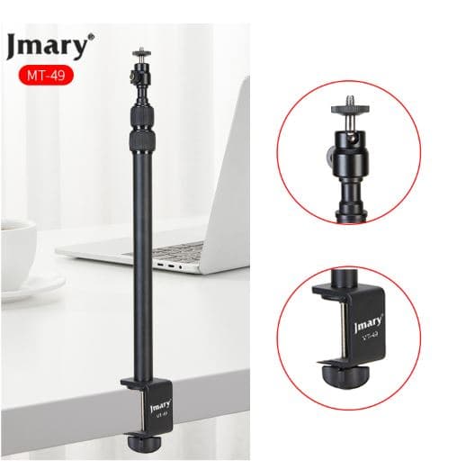 Jmary MT49 C Clamp Desk Mount Light Stand For Camera Ring Light Streaming Photo Video Shooting — image 5