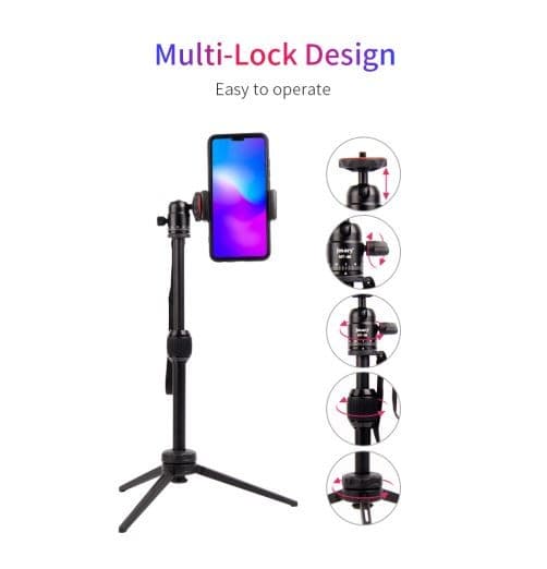 JMARY MT68 Extendable Foldable Tripod Stand — image 2