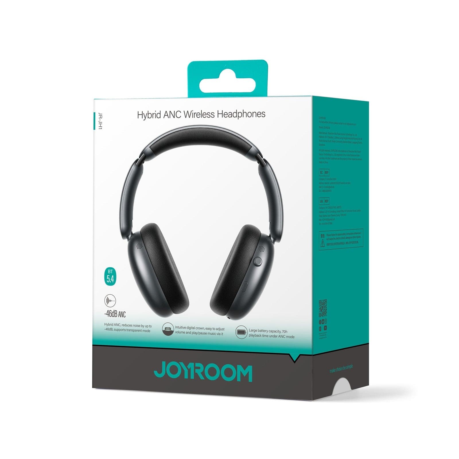 Joyroom JR-JH1 Hybrid ANC Wireless Bluetooth Headphone — image 6