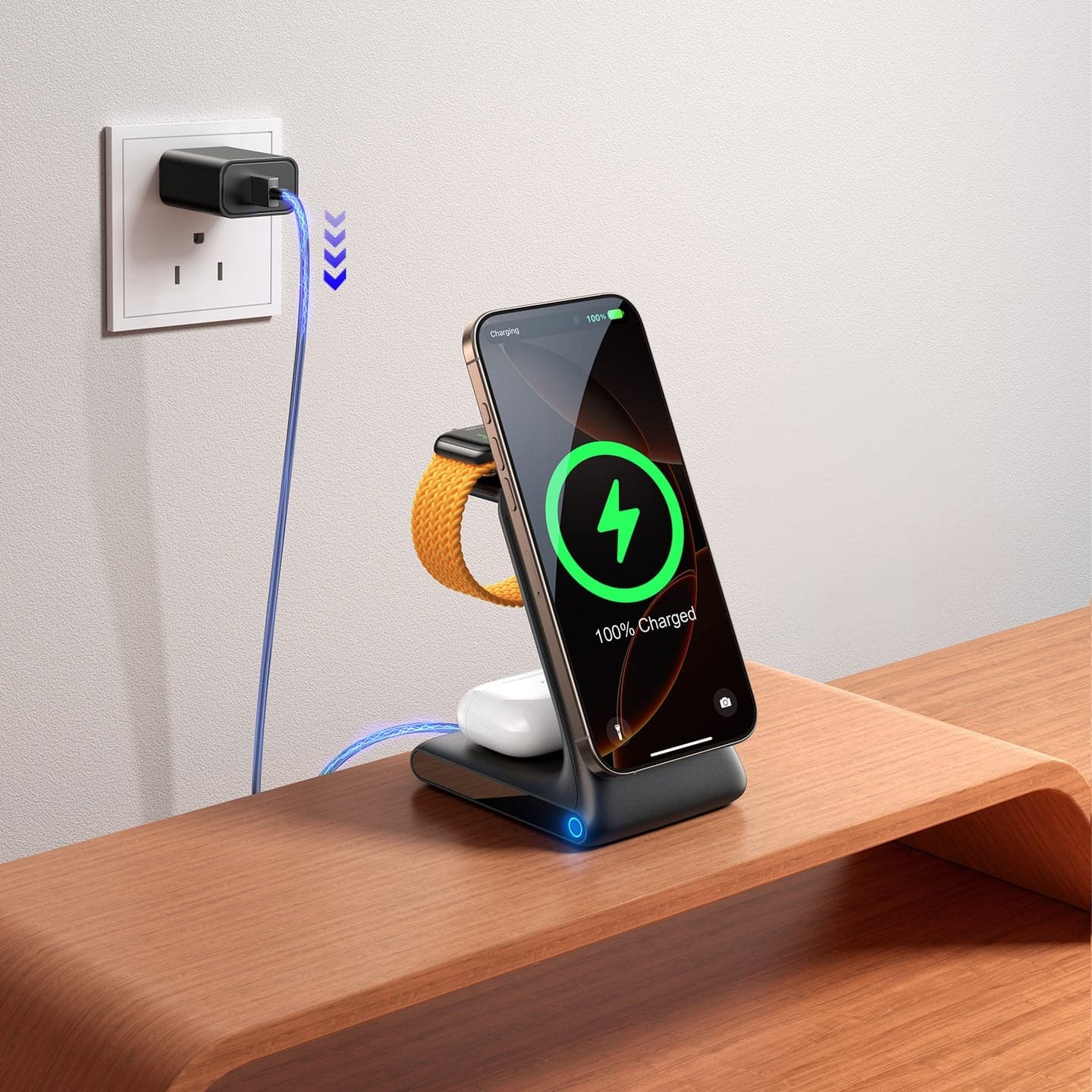 Joyroom JR W15 3-in-1 Magnetic Wireless Charger Charging Station — image 2