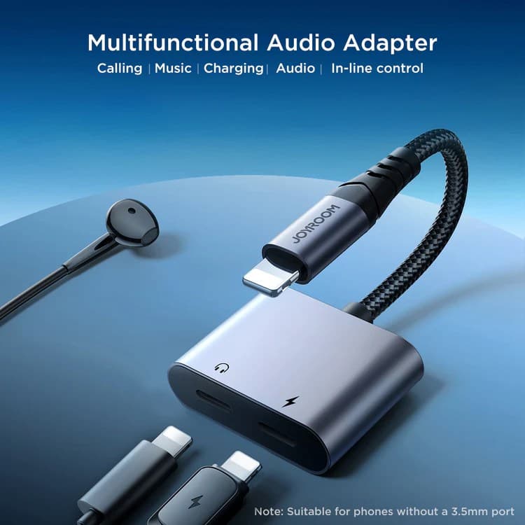 Joyroom SY L02 Audio Transfer Series 2 In 1 Audio Adapter Lightning To Dual Lightning — image 3