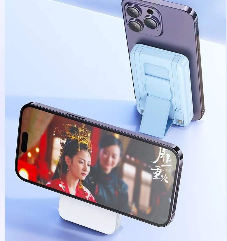 JPD Power 10000mAh Magnetic Wireless Powerbank With Cable And Stand — image 2