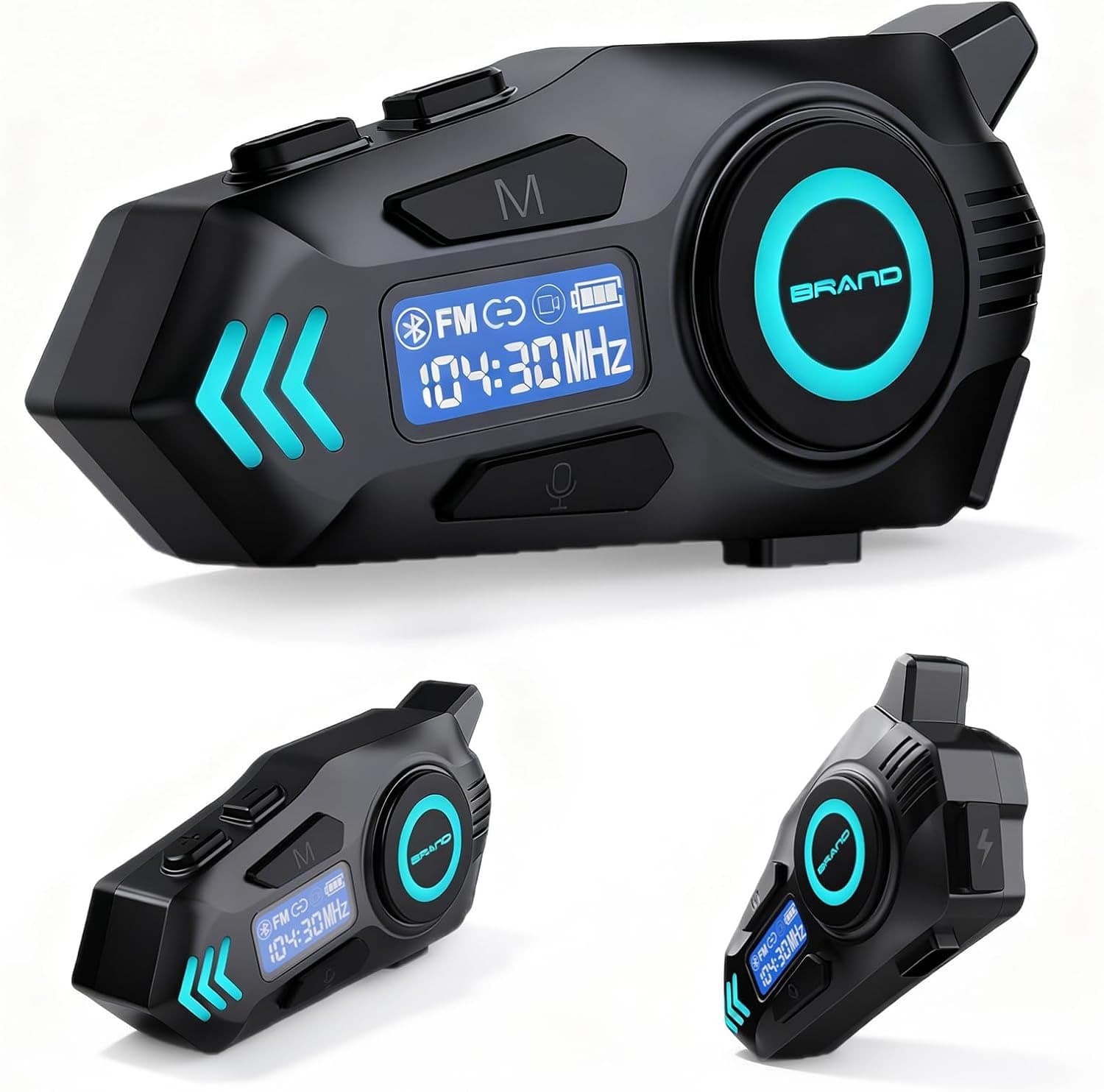 K09 Motorcycle Helmet Intercom Headset 500m Range — image 1