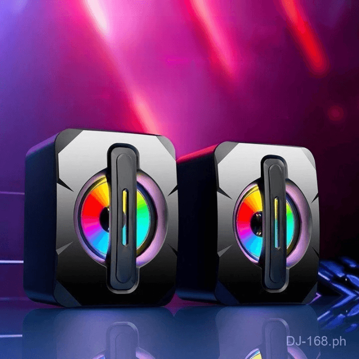 K2053 Desktop Computer Luminous Mini Wired USB Speaker — image 4