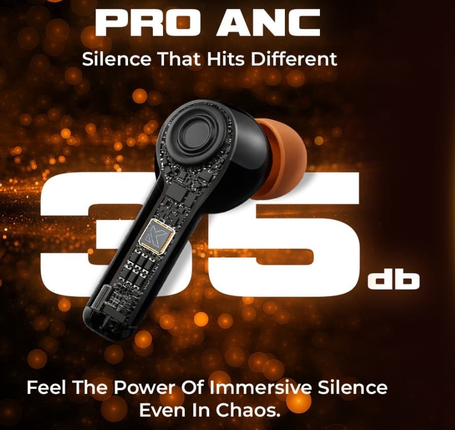 Kick Aeropods 777 GT True Wireless Earbuds With 35dB Pro ANC 13mm Drivers & App Support — image 5