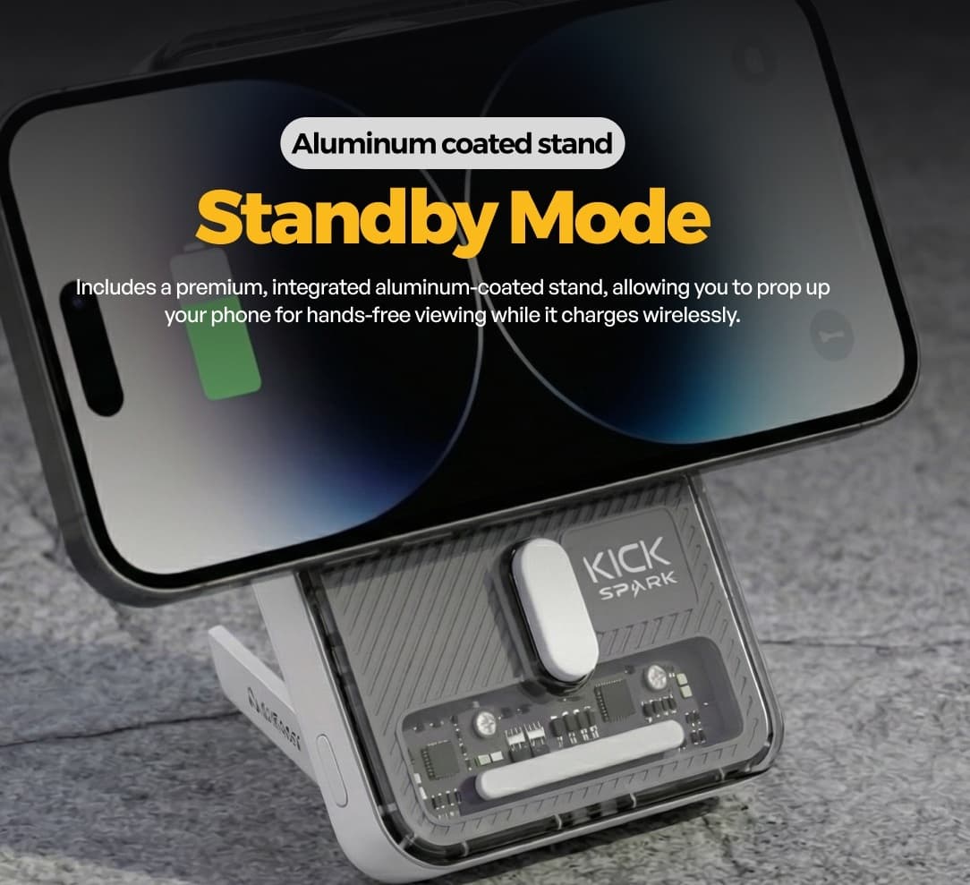 Kick Spark AeroSync 10000 Mah Wireless PowerBank — image 4