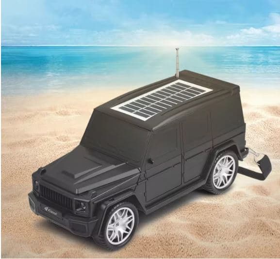Kisonli B2 Portable Cool Car Solar Charging Bluetooth Speaker With Flashlight — image 1