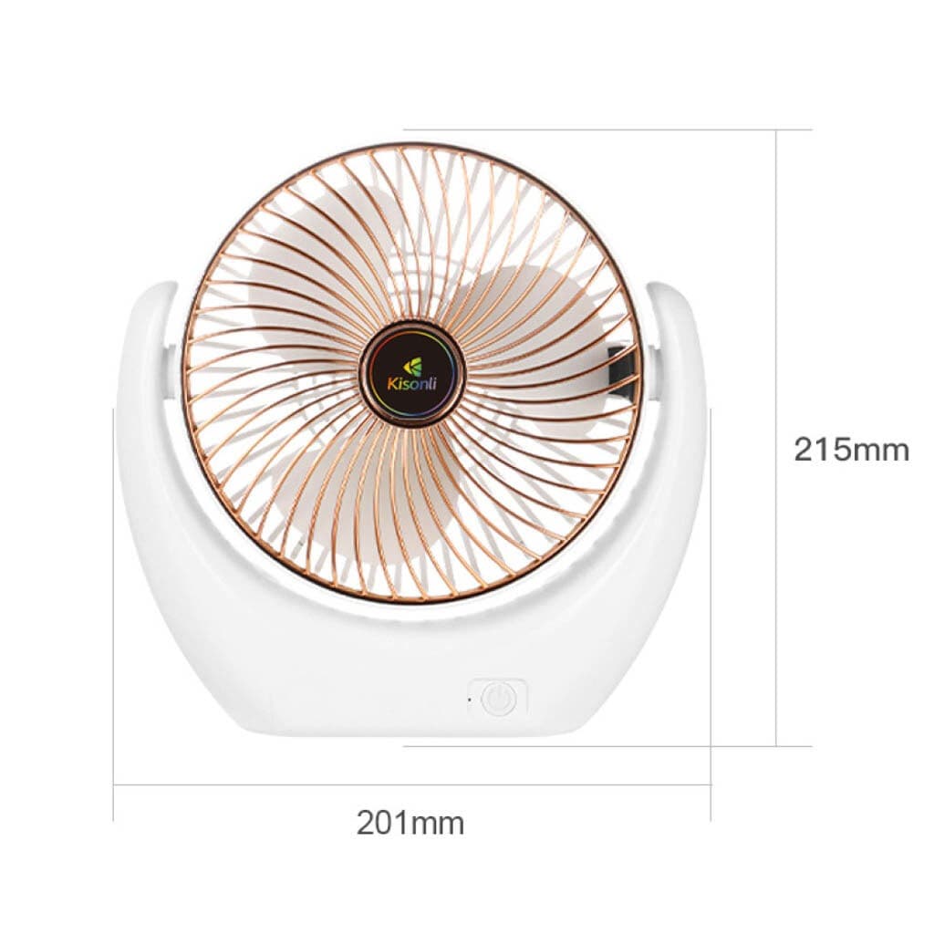 Kisonli F105 Portable Desktop Fan With Rechargeable Battery — image 3