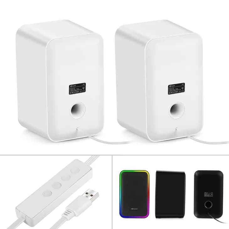 Kisonli X21 20 Watt 2 Channel Wired Bluetooth Speaker With RGB LED Light — image 5