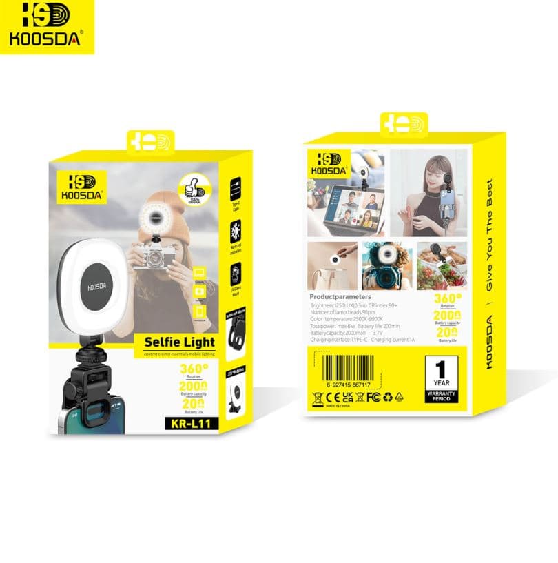 Koosda KR L11 Rechargeable Led Selfie Fill Light — image 3