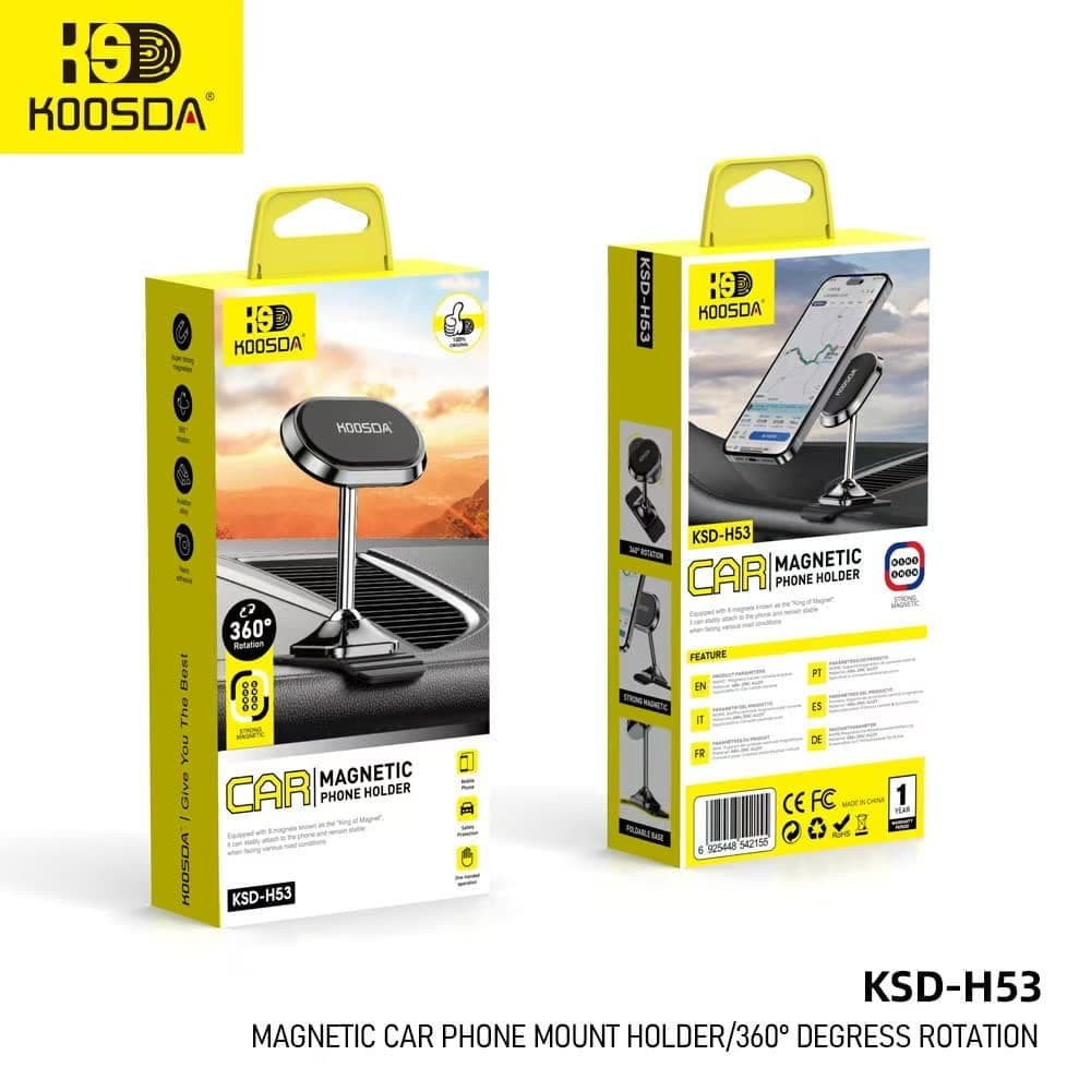 KOOSDA KSD H53 Magnetic Car Phone Mount Holder With 360° Rotation — image 5