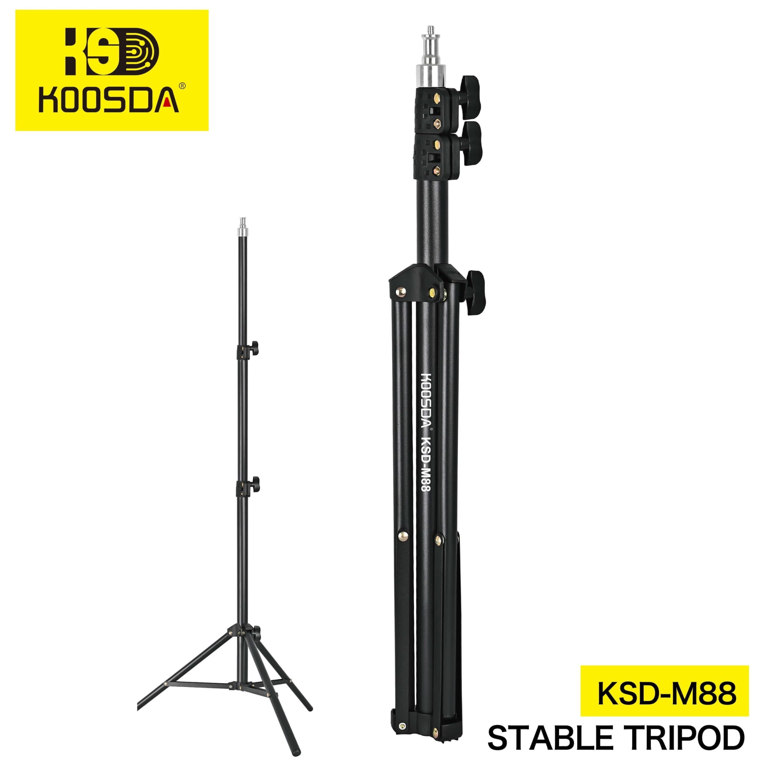 Koosda KSD-M88 2.1 Meter Stable Tripod — image 1