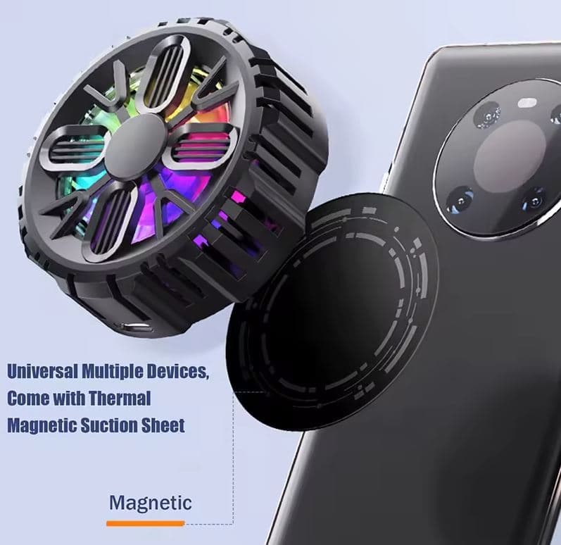 L06 RGB Magnetic Mobile Phone Tablet Cooler Heat Sink — image 2