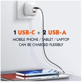 LDNIO A3511Q 65W Super Fast Charging Adapter 3 USB Port PD QC 3.0 — image 4