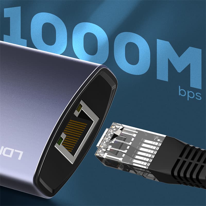 LDNIO DS-16U Type C Docking Station 6 in 1 To USB PD Power USB 3.1 Multi Port Usb C Hub — image 2