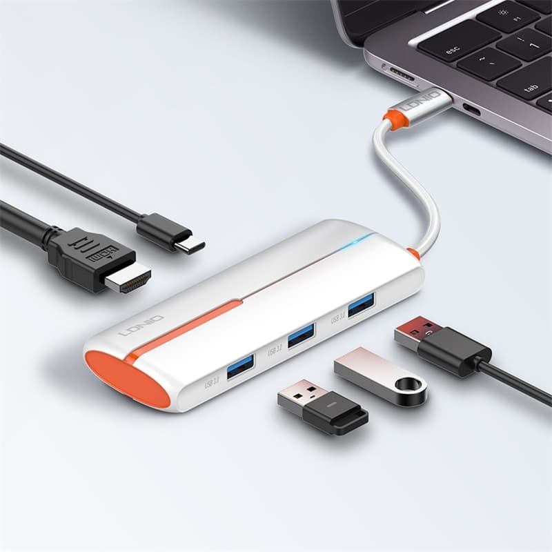 LDNIO DS 25H 5-in-1 USB-C Expansion Dock Hub Adapter — image 2