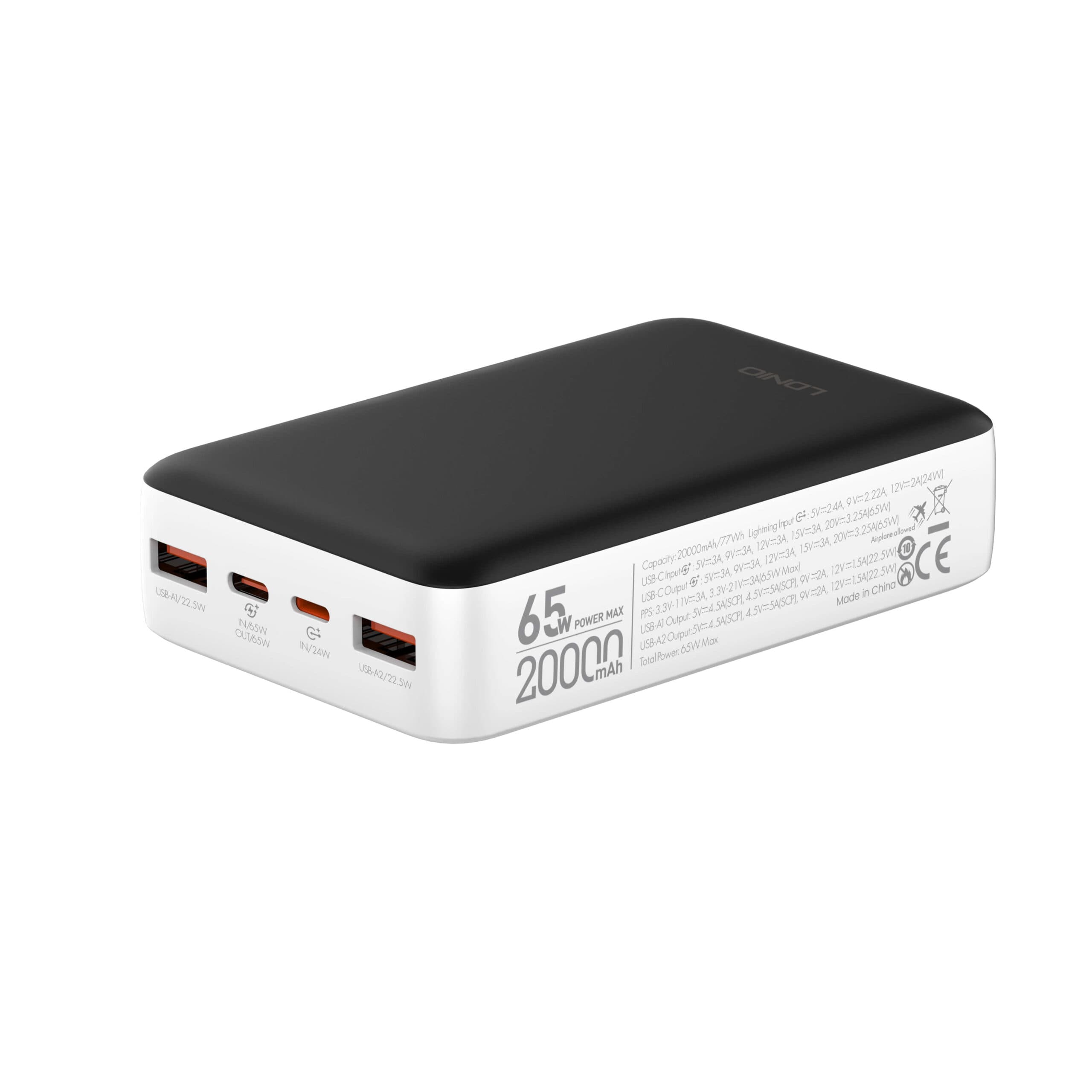 Ldnio PQ27 20000mAh 65W Fast Charging Power Bank — image 6