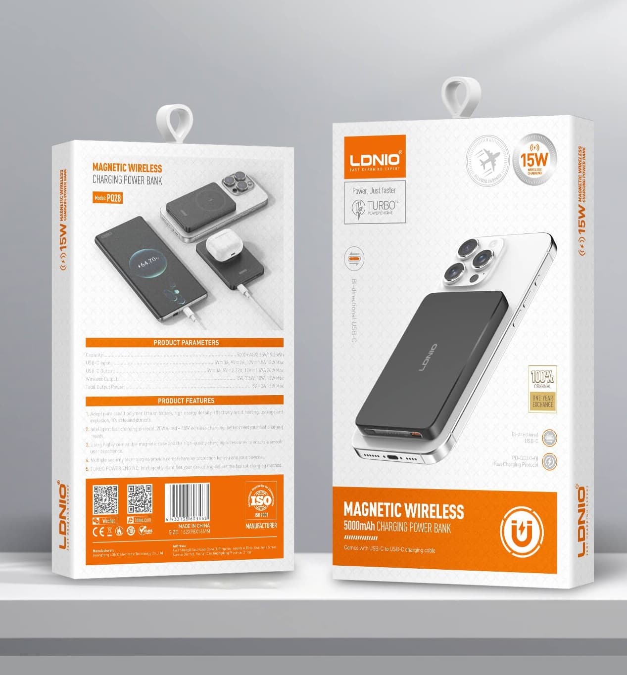 LDNIO PQ28 Ultralight 5000 mAh 15W Wireless Fast Powerbank — image 6