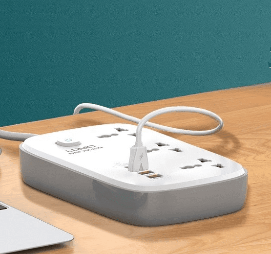 LDNIO SC3416 3 Outlets 65 Watt 4 GaN USB Port Multi Power Strip Plug Boar Extension Socket — image 1