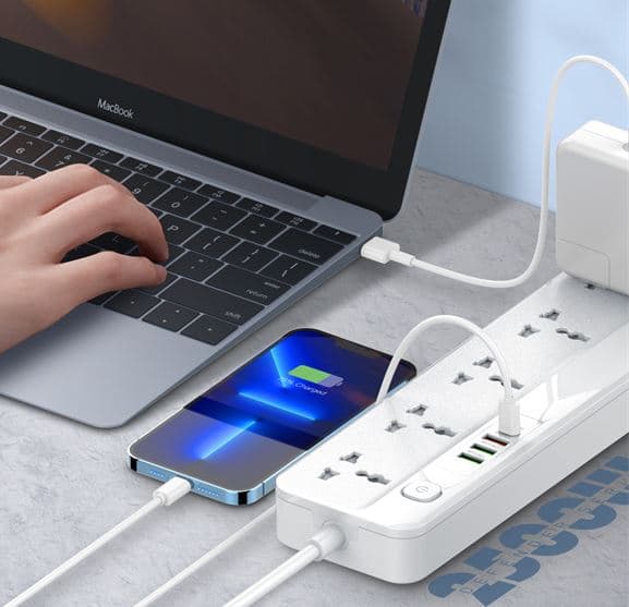 LDNIO SC5415 Power Strip With USB Port And Switch Button 2500 Watt — image 3