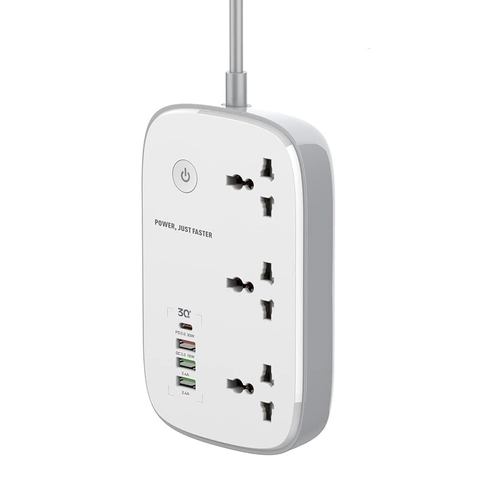 LDNIO SCW3451 2500W 10A Smart WiFi Extension Power Strip With App Control — image 1