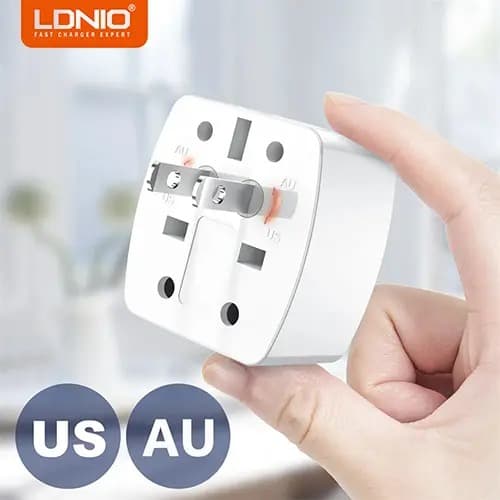 LDNIO Z4 International Power Travel Adaptor Plug for UK US EU Universal Plug — image 4