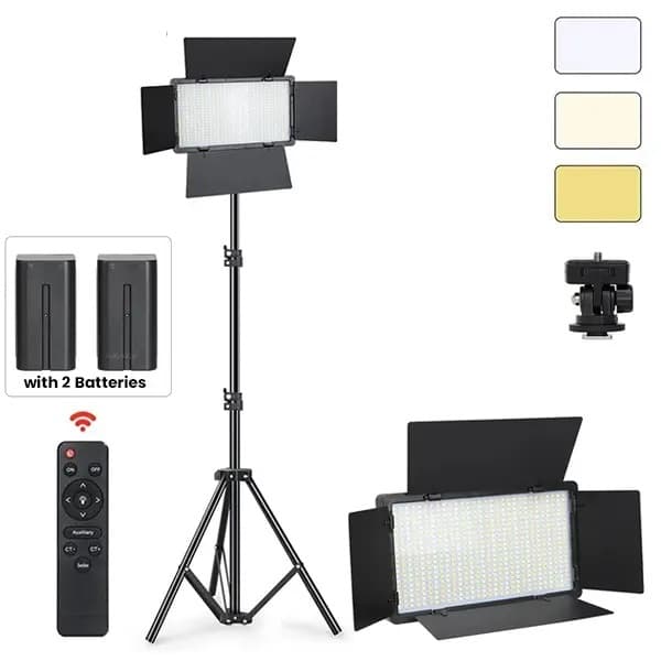 LED U680 40W Portable LED Panel Photography Light — image 1