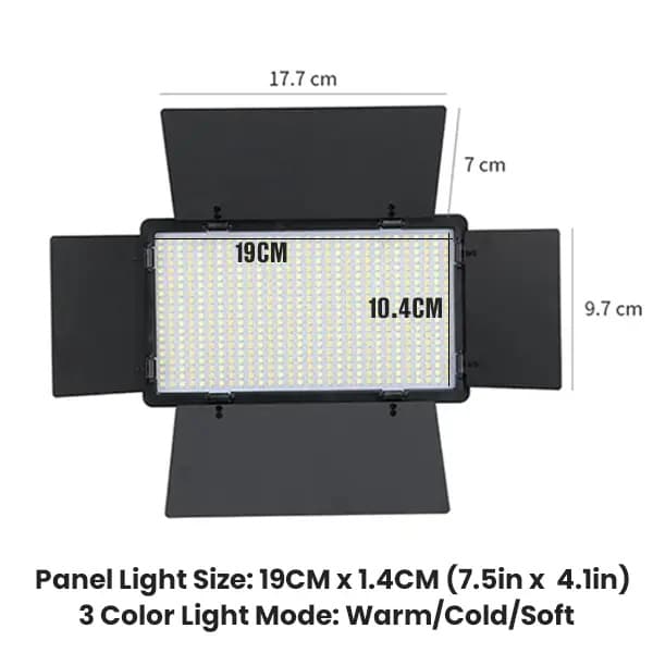 LED U680 40W Portable LED Panel Photography Light — image 3