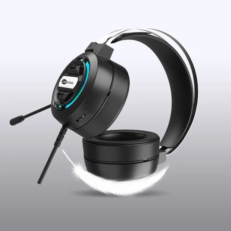 Lenovo Lecoo HT401 Wired USB Gaming Headset RGB LED And Mic — image 5