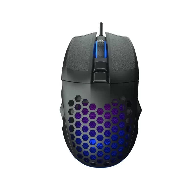 Lenovo Lecoo MS107 Wired RGB LED Illuminated 3200DPI 7 Button Wired Gaming Mouse — image 3