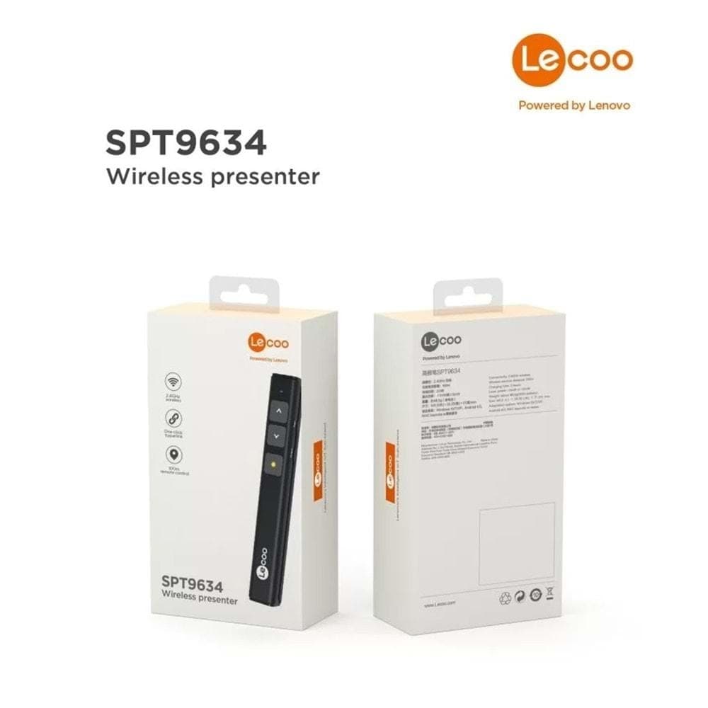 Lenovo Lecoo SPT9634 2.4GHz Wireless Laser Presenter Remote Control — image 4