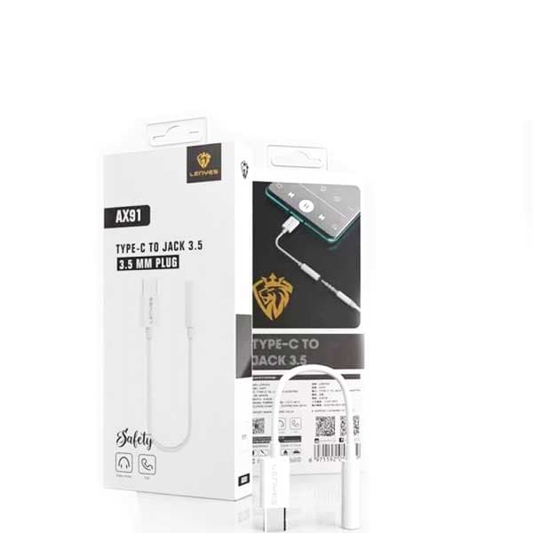 Lenyes AX91 Type C To 3.5mm Audio Adapter — image 3