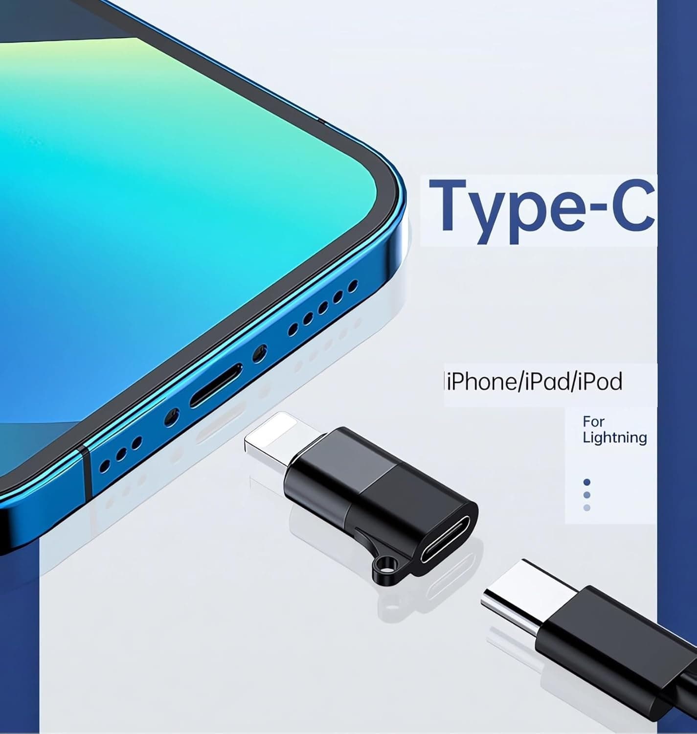 Lightning To Type C Audio Connection Adapter (1 Piece) — image 3