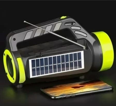 LP V36 Solar Charging Outdoor Wireless Speaker With FM BT USB TF AUX TWS MIC Flash Light — image 2