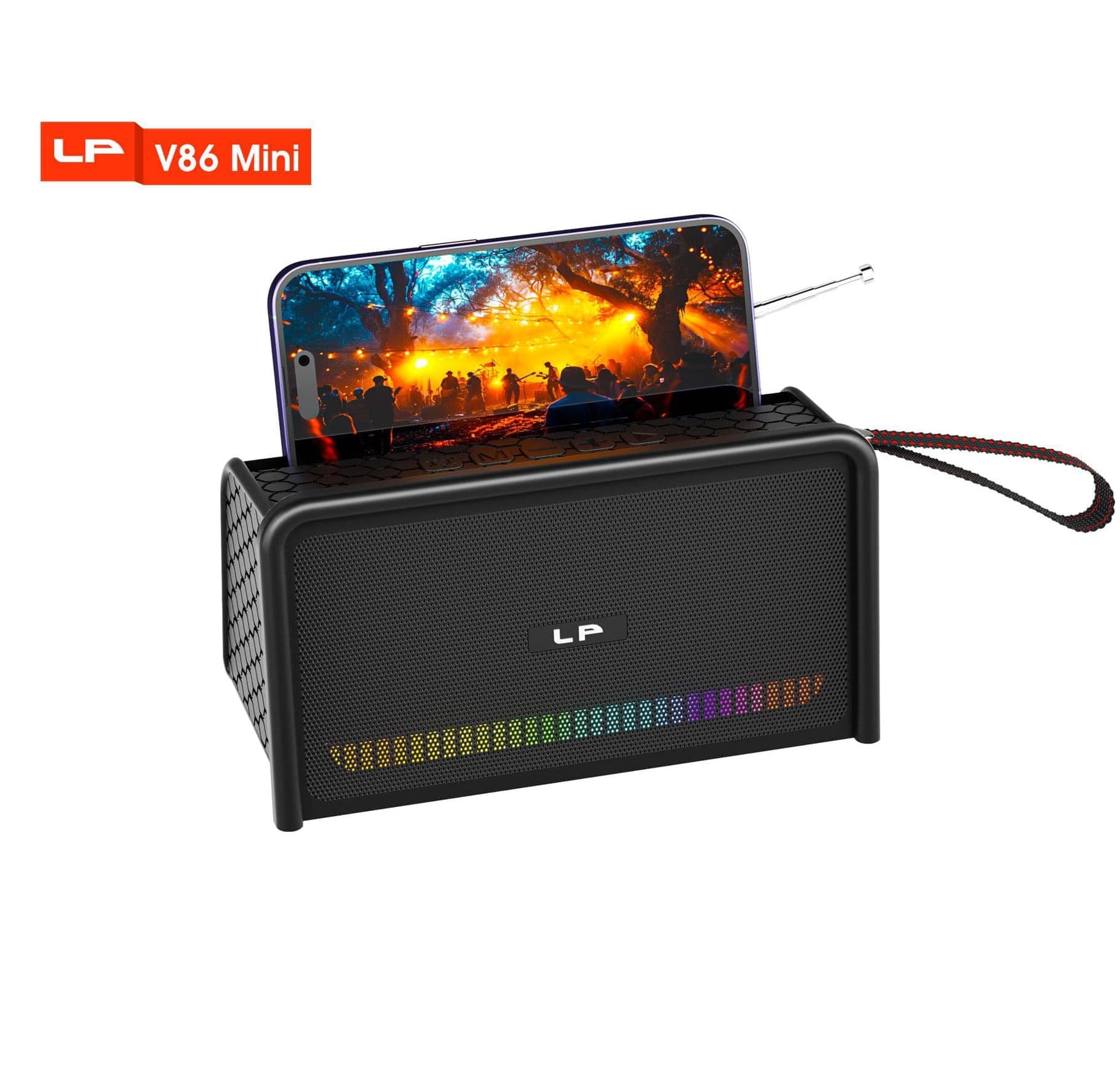 LP V86 Mini Wireless Mini Super Bass Bluetooth Speaker — image 1