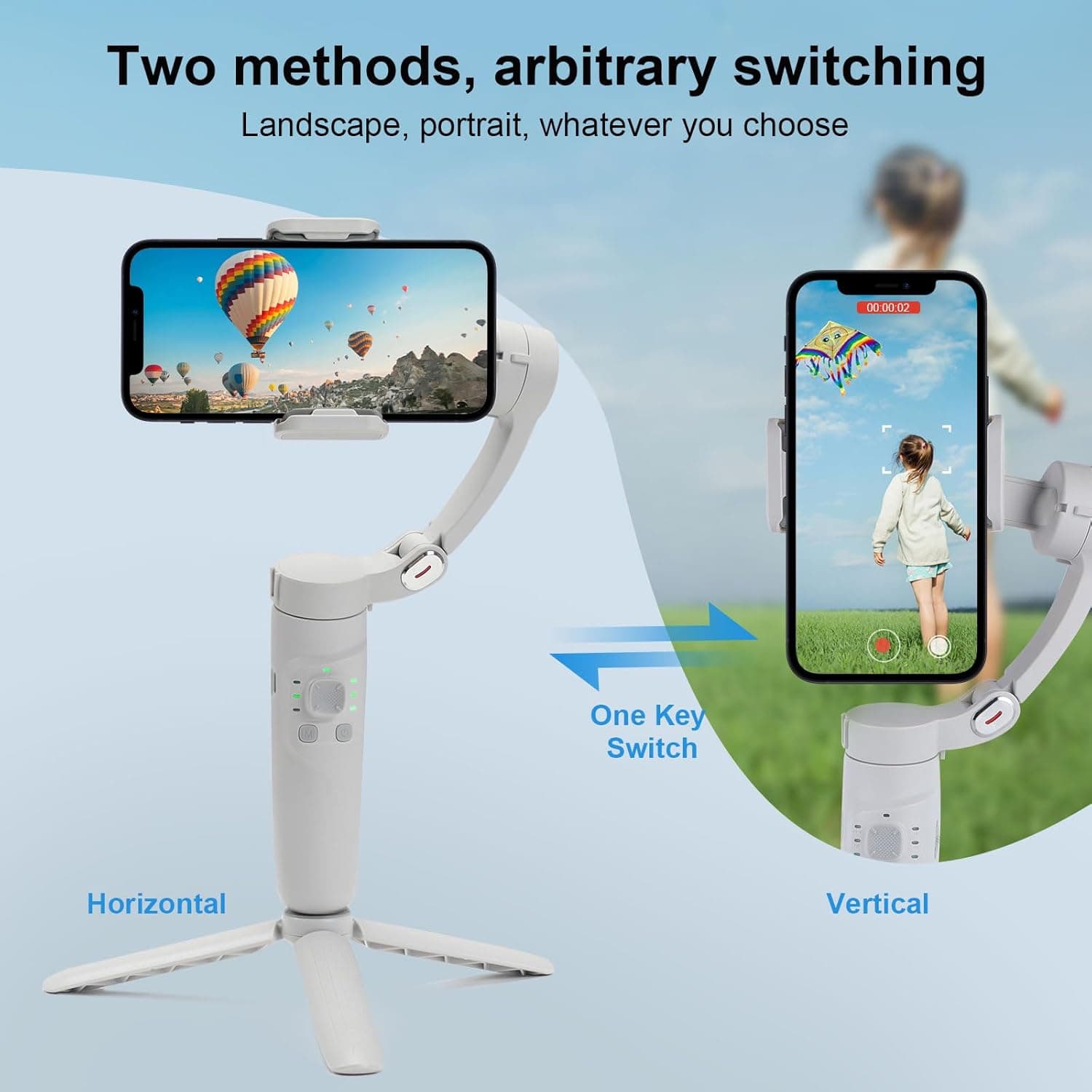 M1 Foldable 3 Axis Gimbal Stabilizer — image 3