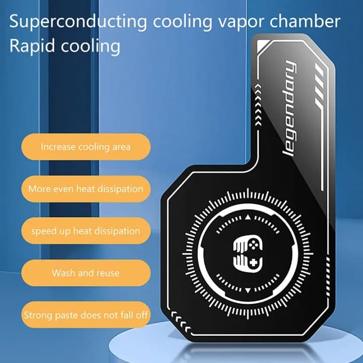 Magnetic Heat Sink Cooler Pad L Shaped Metal Plate Sticker — image 1